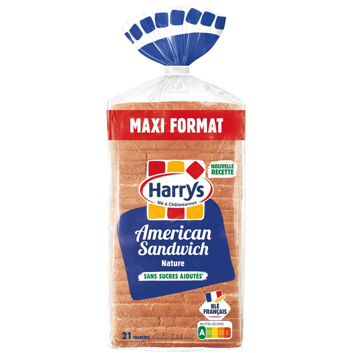 3228857002191 - Harrys - Pain de Mie American Sandwich Nature