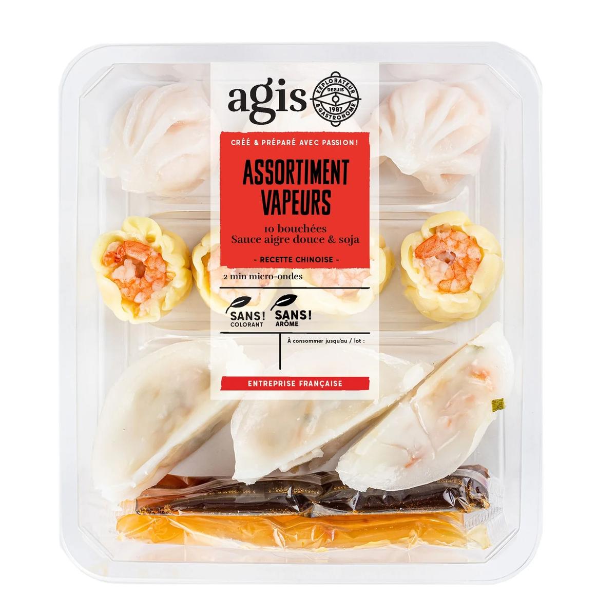 3366760042191 - Agis - Assortiment Vapeur Bouchée Chinoises