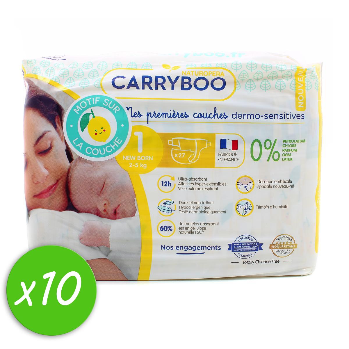 Promo Carryboo Couches Ecologiques T5 (12-25kg) - Non-irritantes Jumbo
