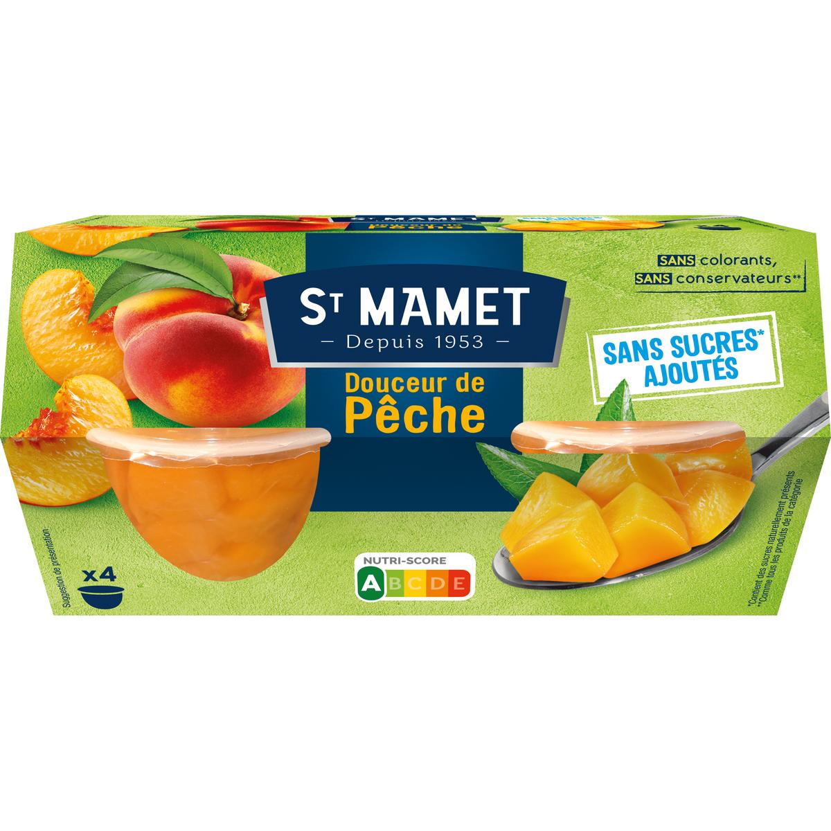 3080920982591 - St Mamet - Pêche sans sucre ajouté