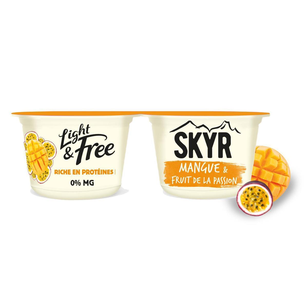 3033491633591 - Light&Free - Skyr mangue passion 0%mg