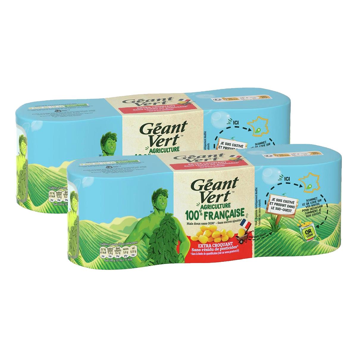 2050000393891 - Géant Vert - Maïs doux extra croquant