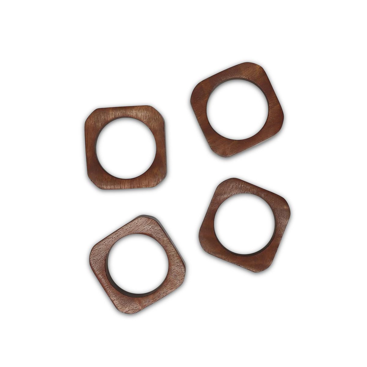5410595776191 - Collection Moku - Rond de serviette 4,5x4,5cm caré bois Moku