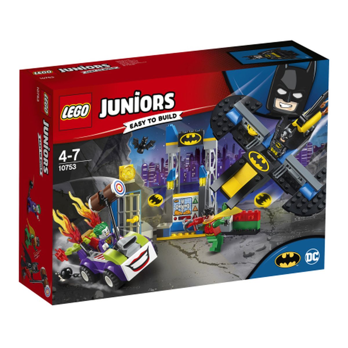 5702016116991 - LEGO® Juniors - 10753- L'attaque du Joker de la Batcave- Batman