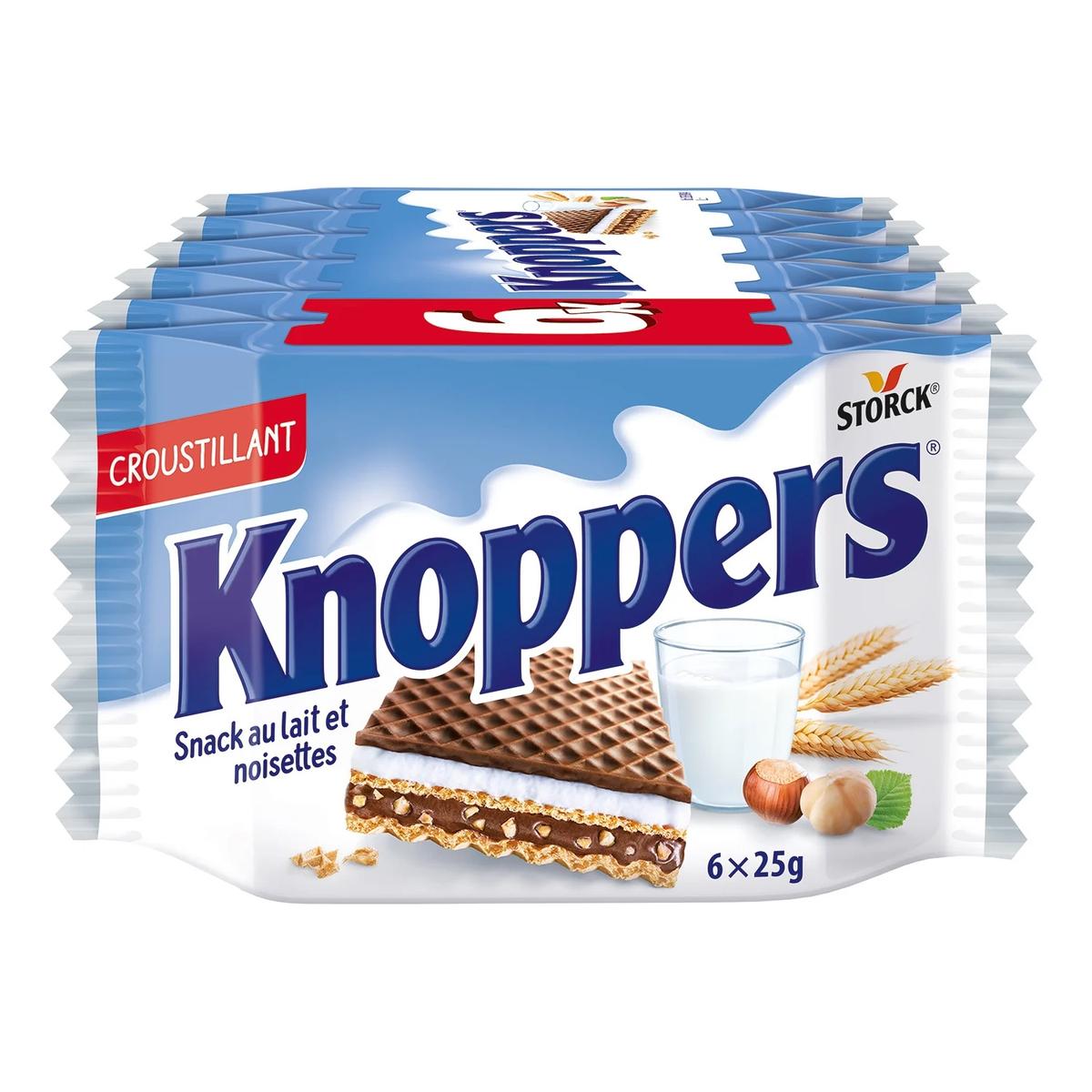 4014400928891 - Knoppers - Gaufrette lait et noisette