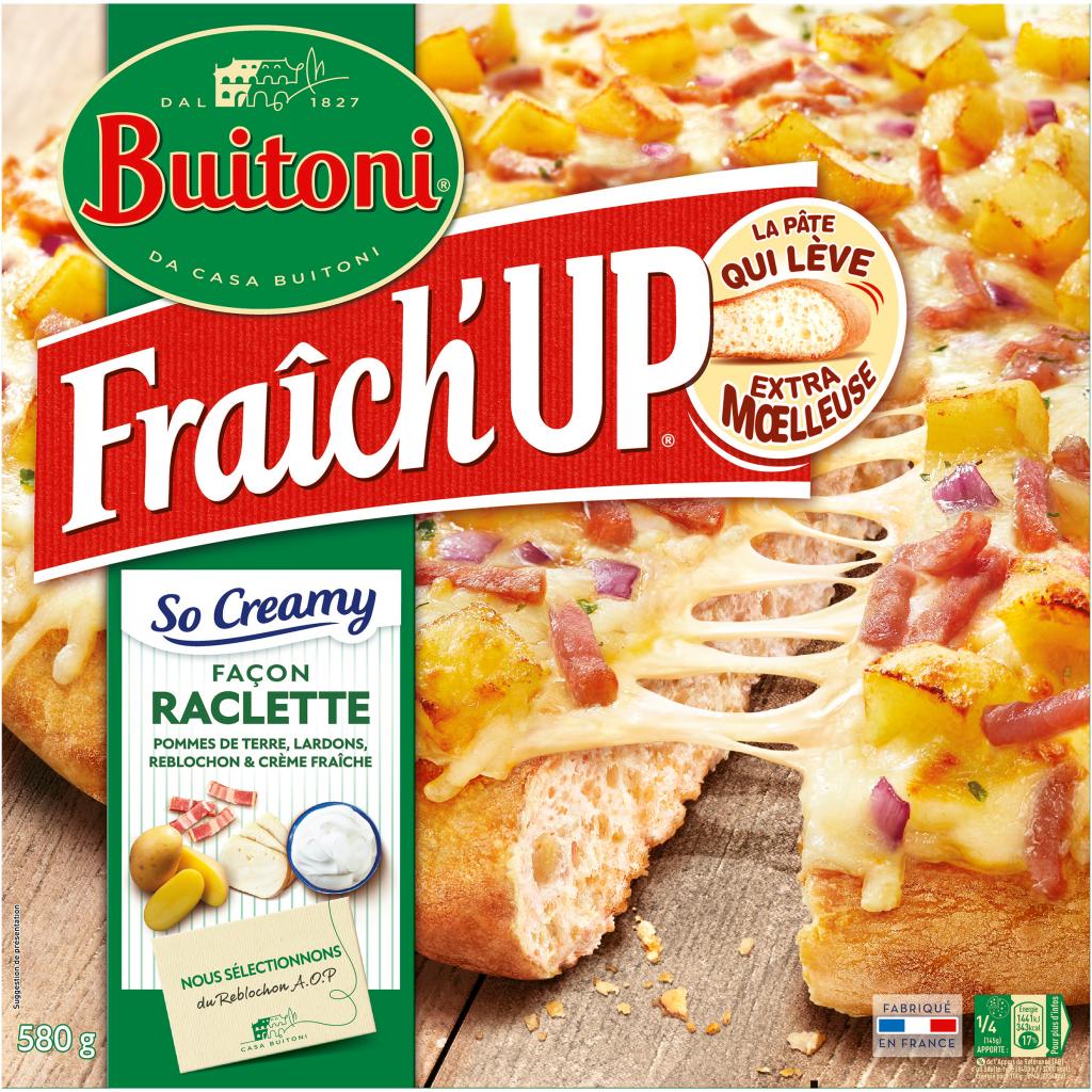 Buitoni Fraich Up Pizza So Creamy Facon Raclette Pommes De Terre