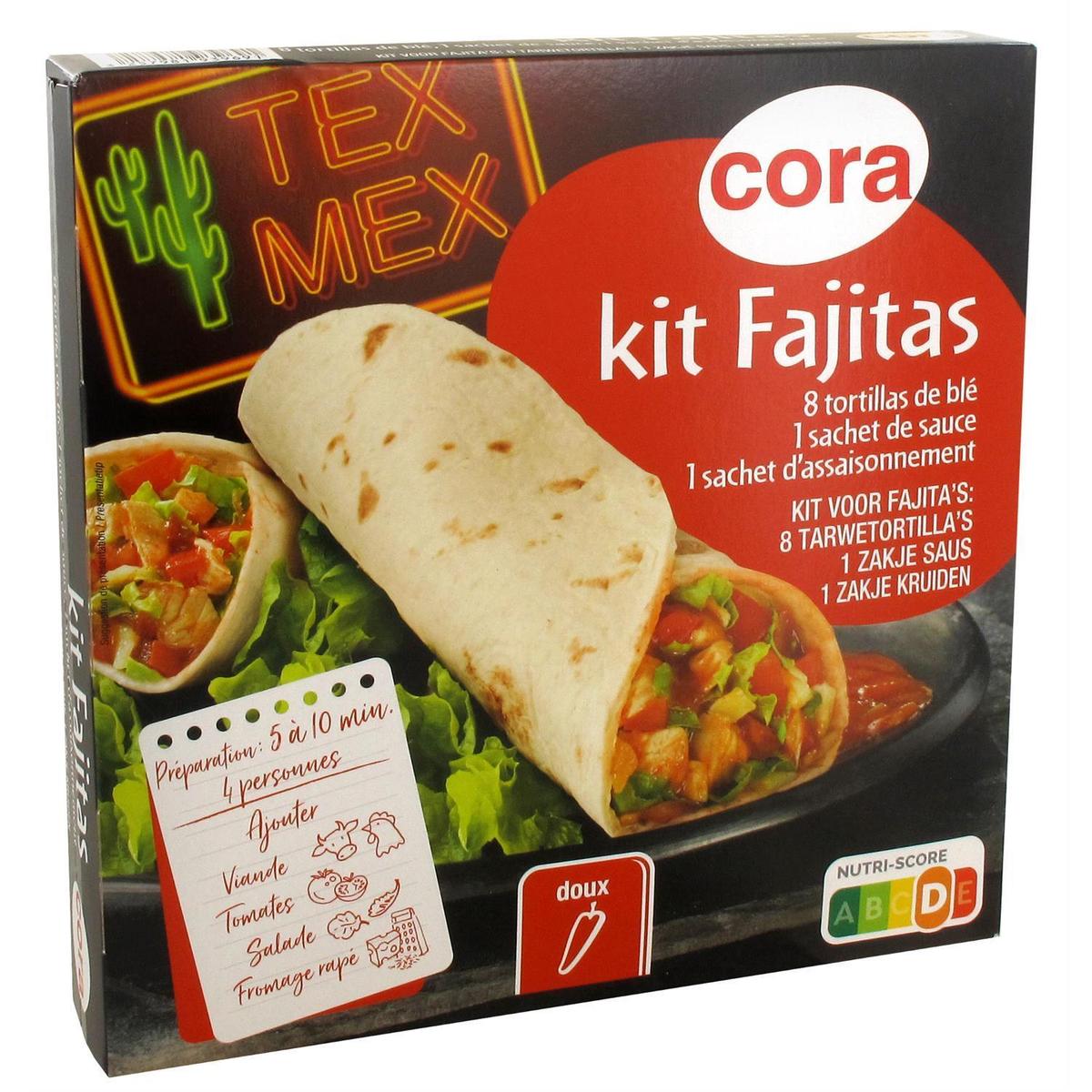 Livraison à domicile Cora Kit Fajitas doux, 505g