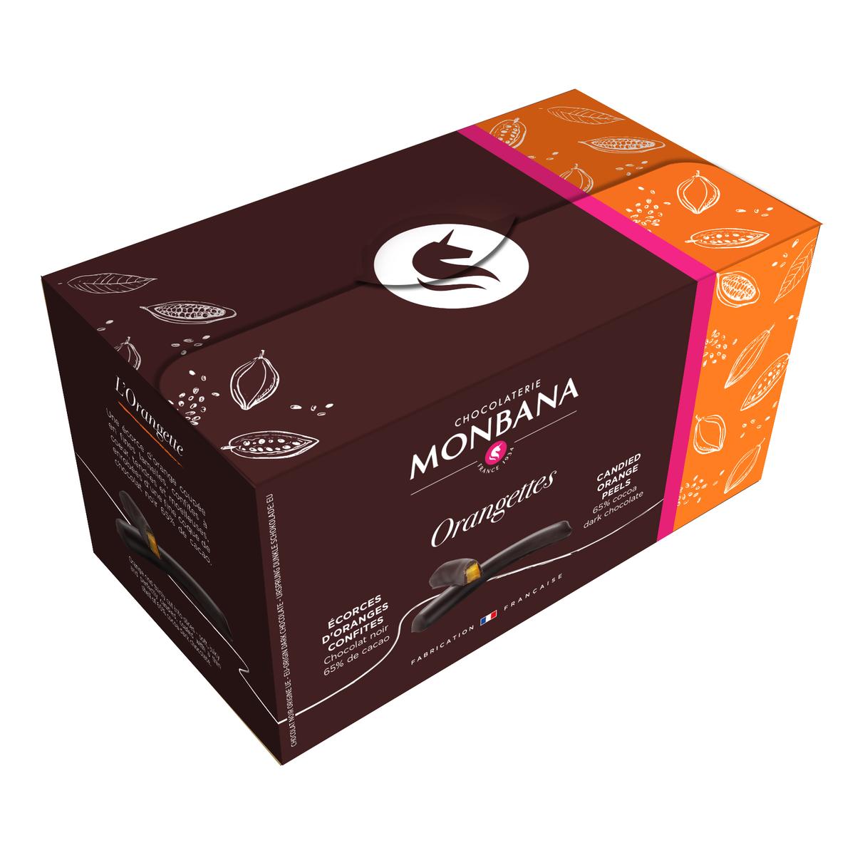 3474341102292 - Chocolaterie Monbana - Orangettes au Chocolat Noir