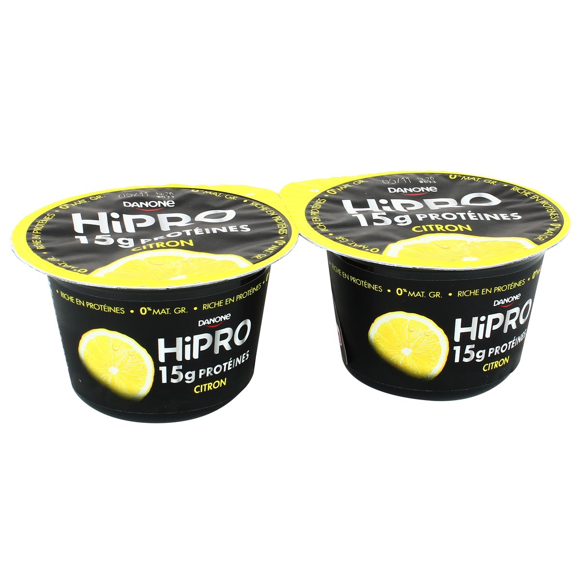 Hipro - Yaourts protéinés au citroné (2 pièces) en livraison à proximité