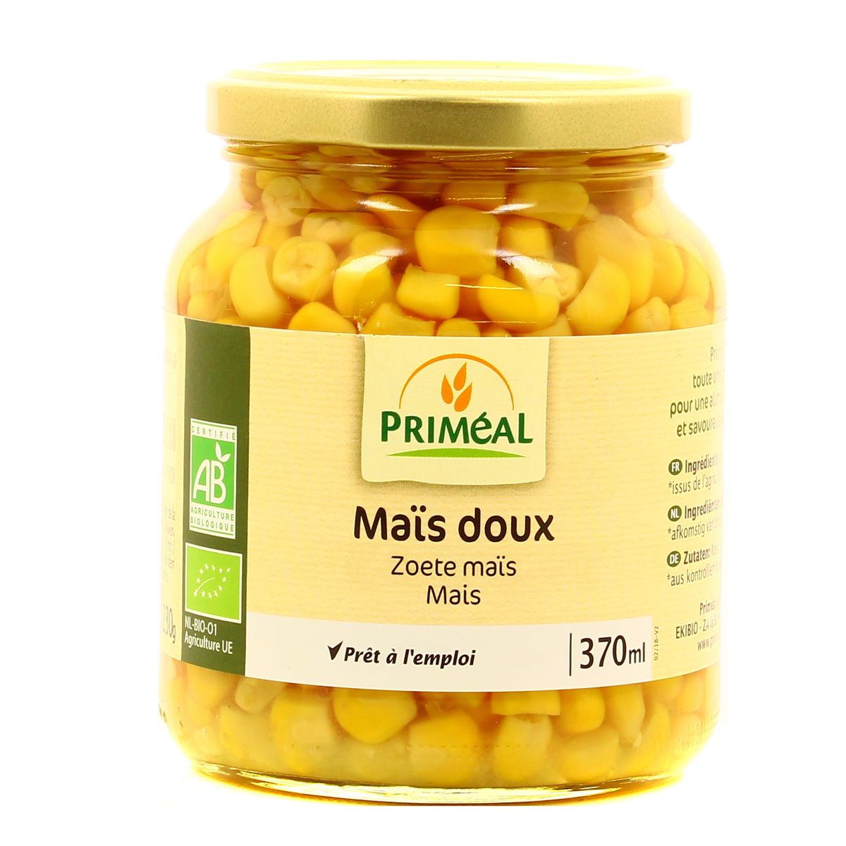 3380380023392 - Priméal - Maïs doux, Bio