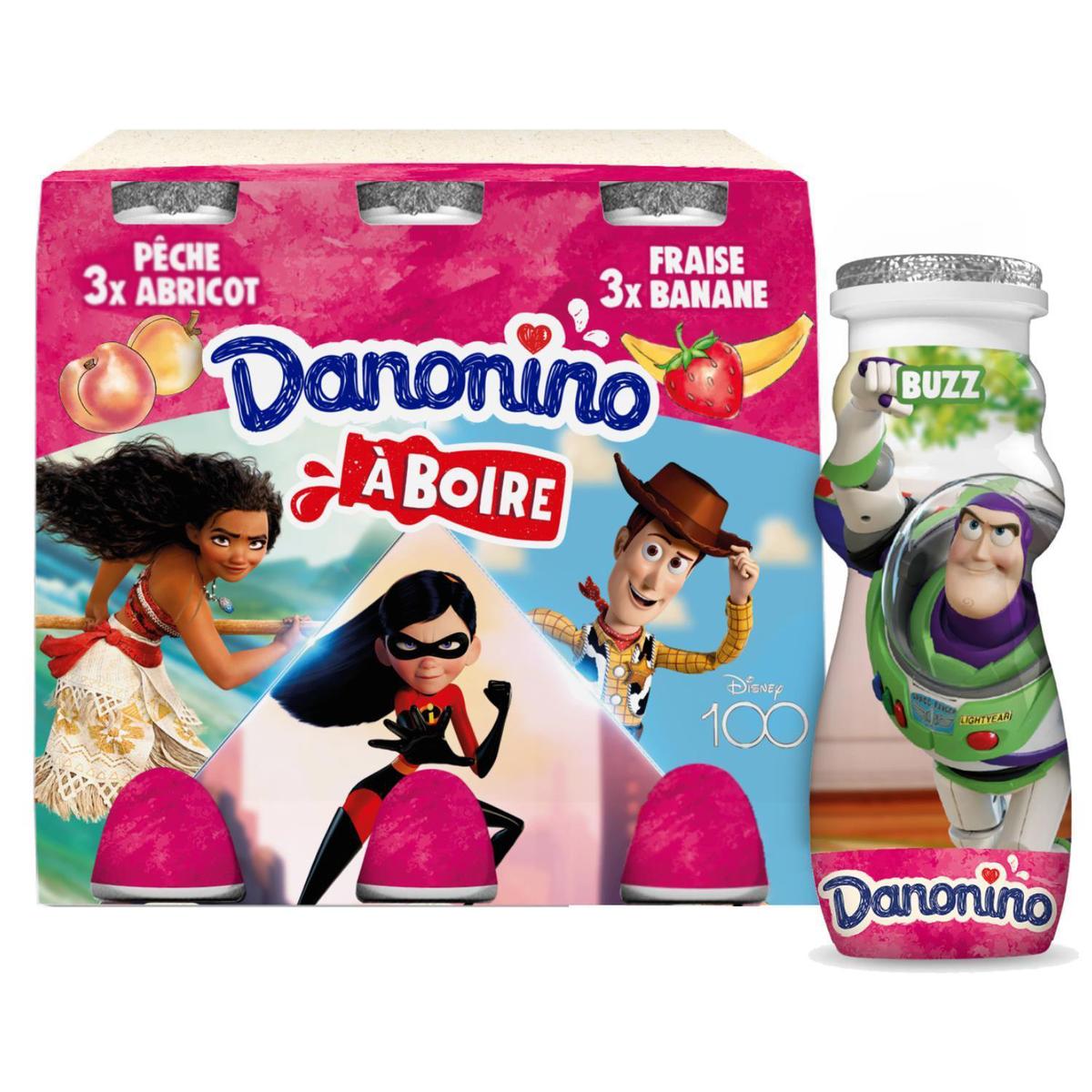 3033491233692 - Danonino - Yaourts à boire panachés