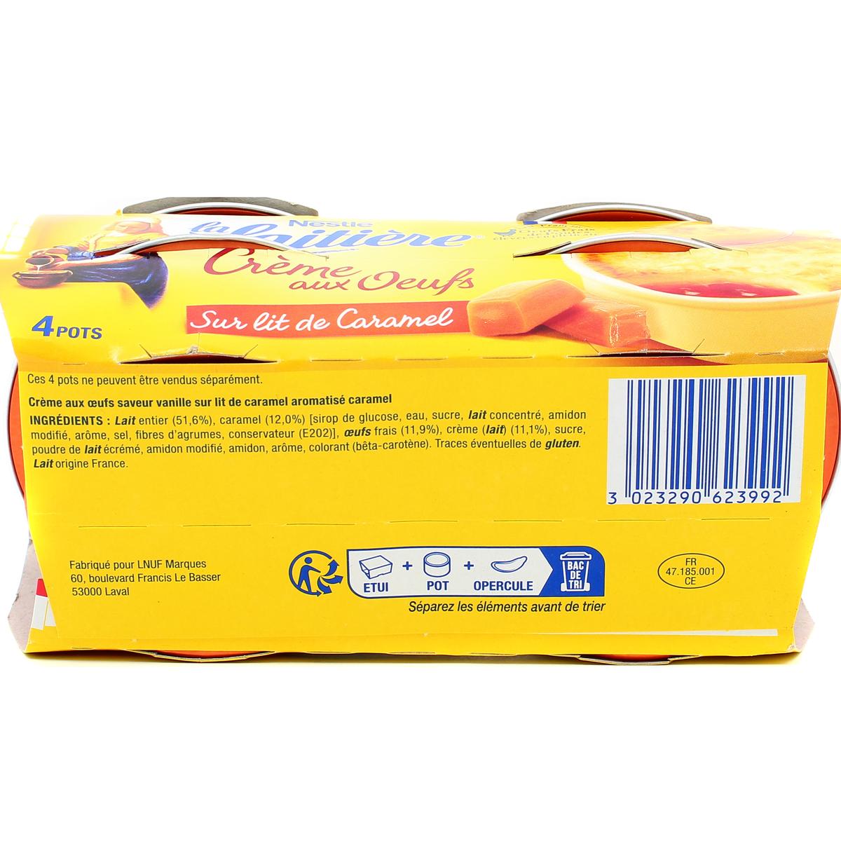 3023290623992 - La laitière - Crème aux oeufs sur lit de caramel