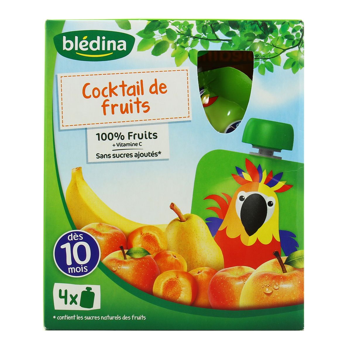 3041091094292 - Blédina - Gourdes cocktail de fruits dès 10 mois