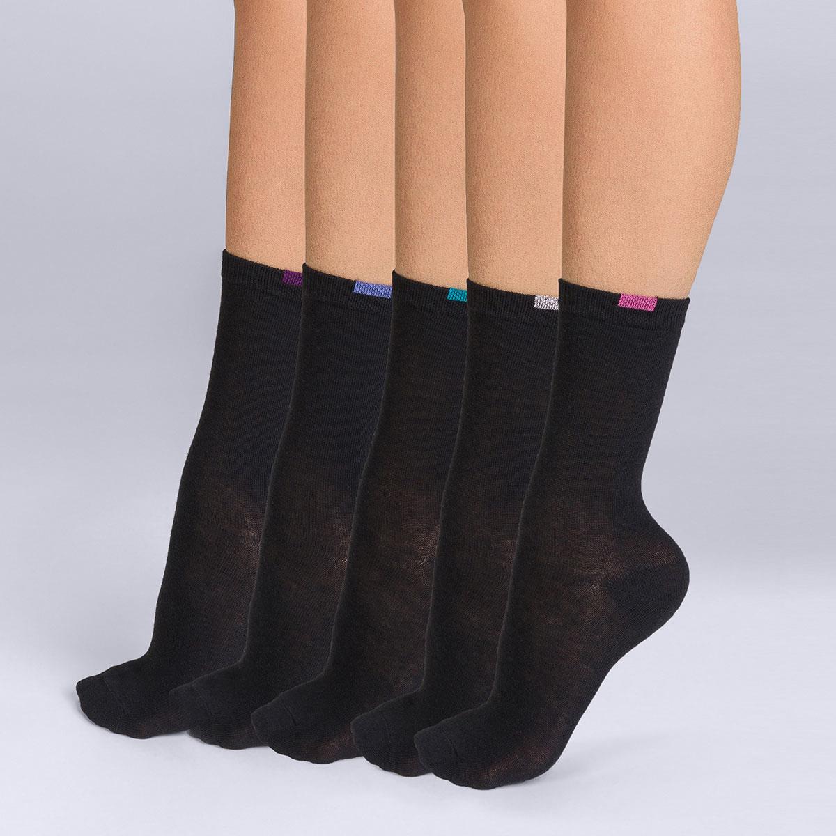 3610861284692 - Dim - Mi-chaussettes noires EcoDim