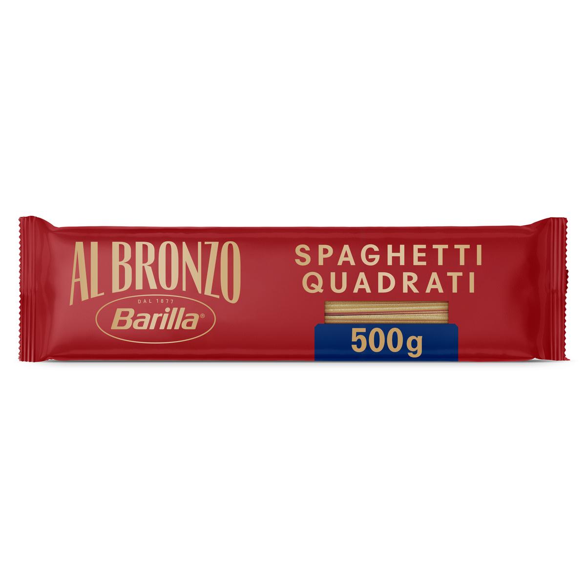 8076809585392 - Barilla Al Bronzo - Pâtes Spaghetti Quadrati Premium