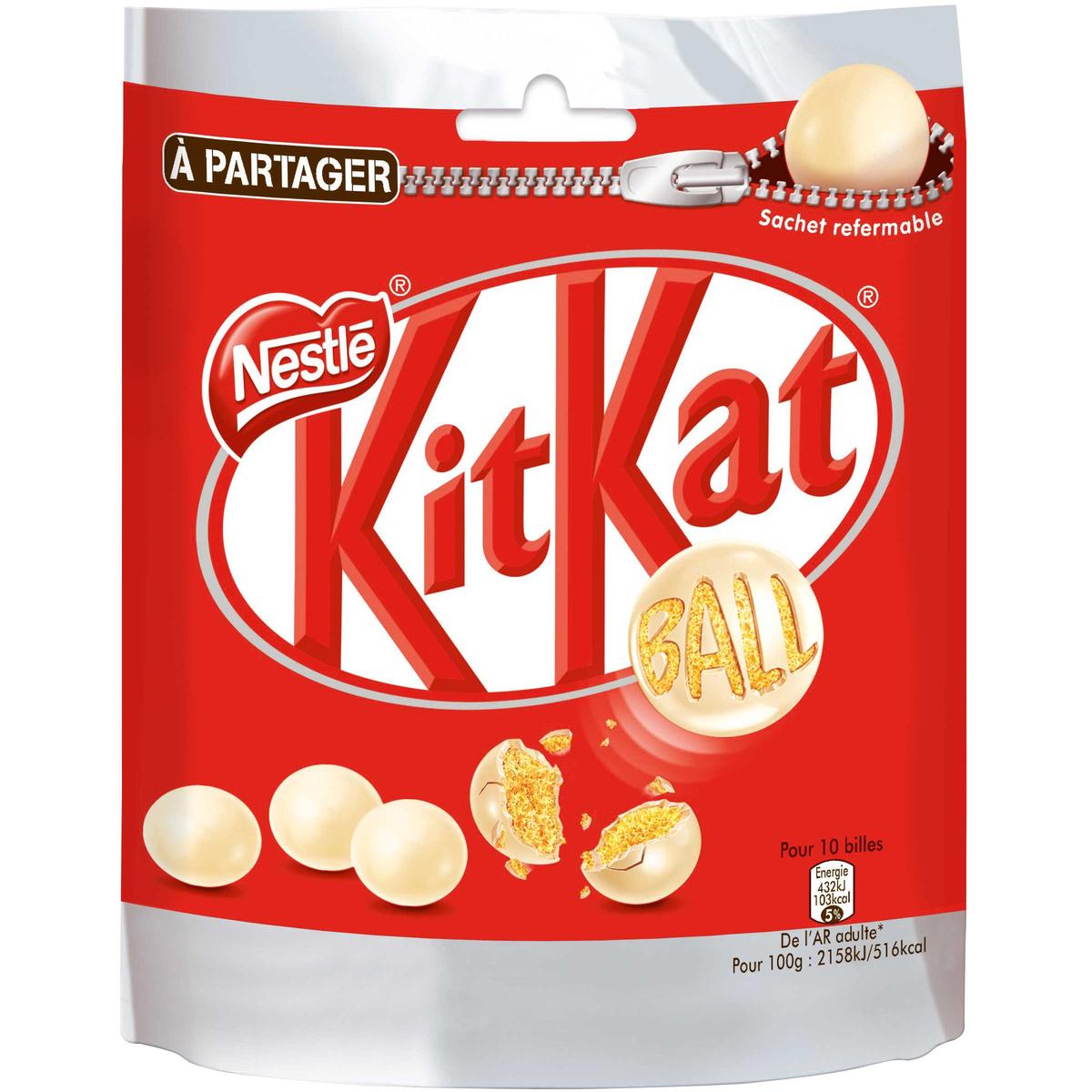 KitKat Ball - Billes au Chocolat au Lait - 250g : : Epicerie