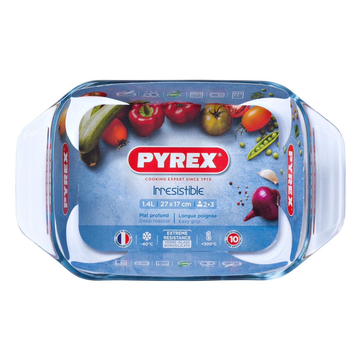Acheter Pyrex Plat rectangulaire en verre avec poignées Irrésistible