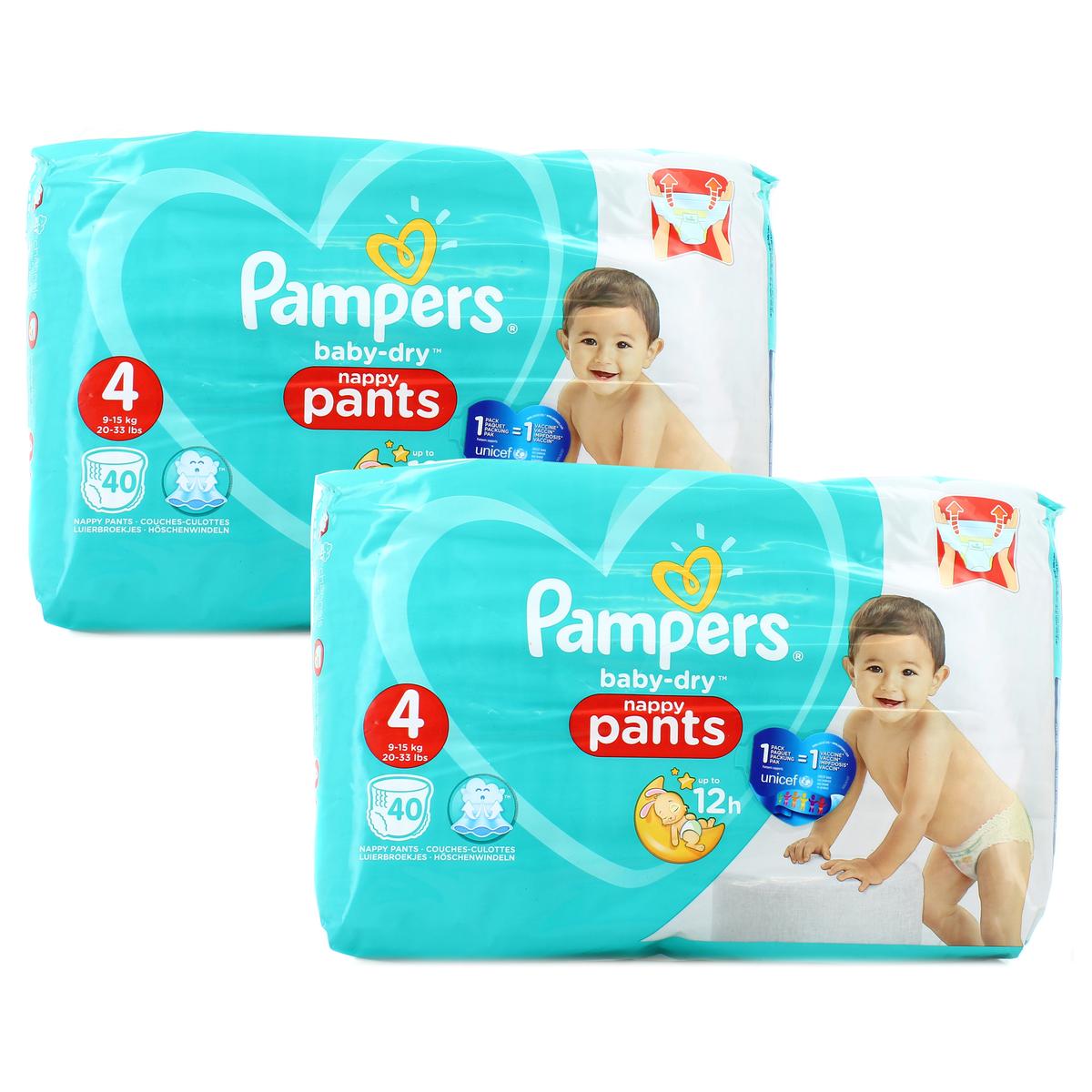 2050000328992 - Pampers Babydry Pants - Couches culottes T4 9/15kg