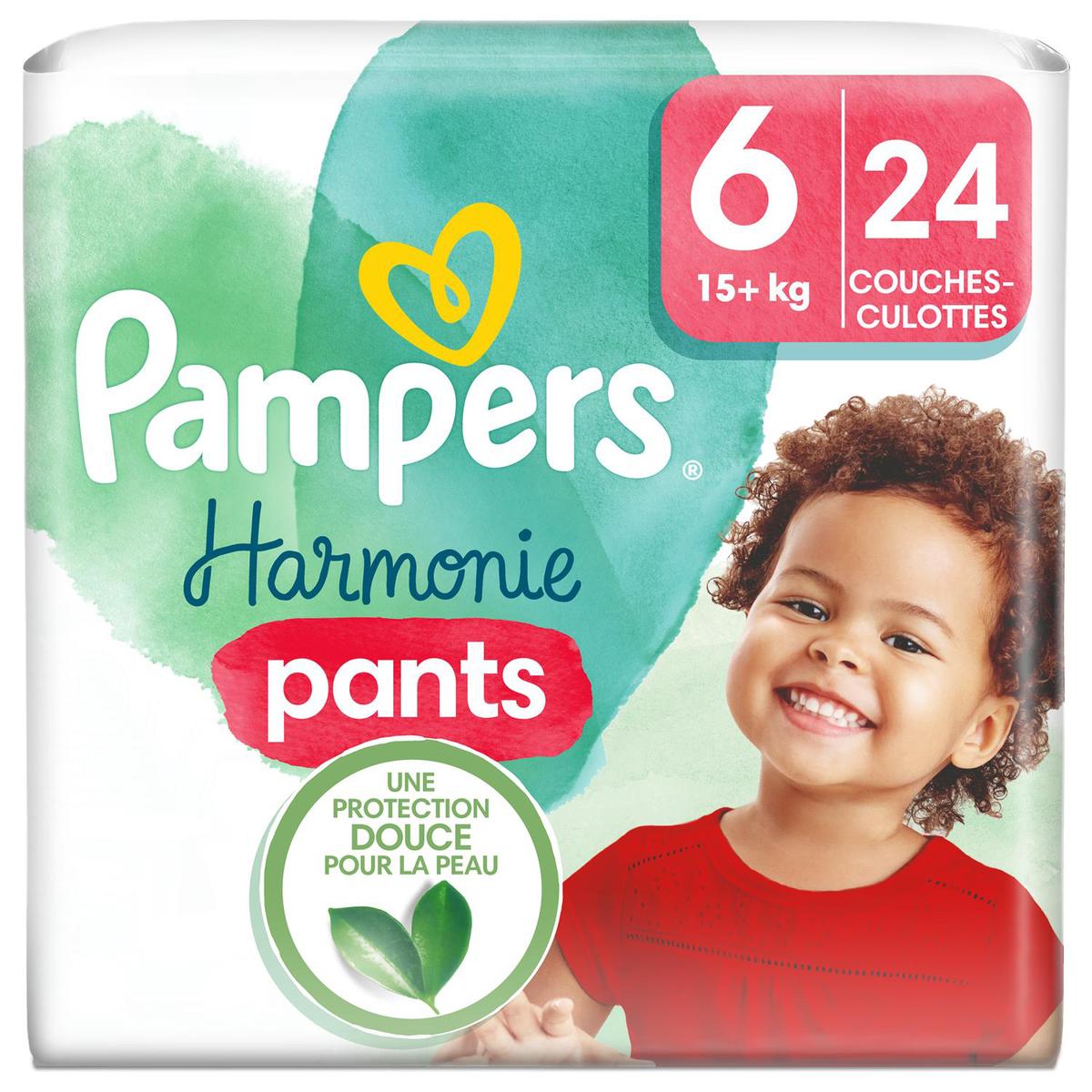 Pampers Harmonie Pants Couches culottes T6 +15kg, 24 couches-culottes