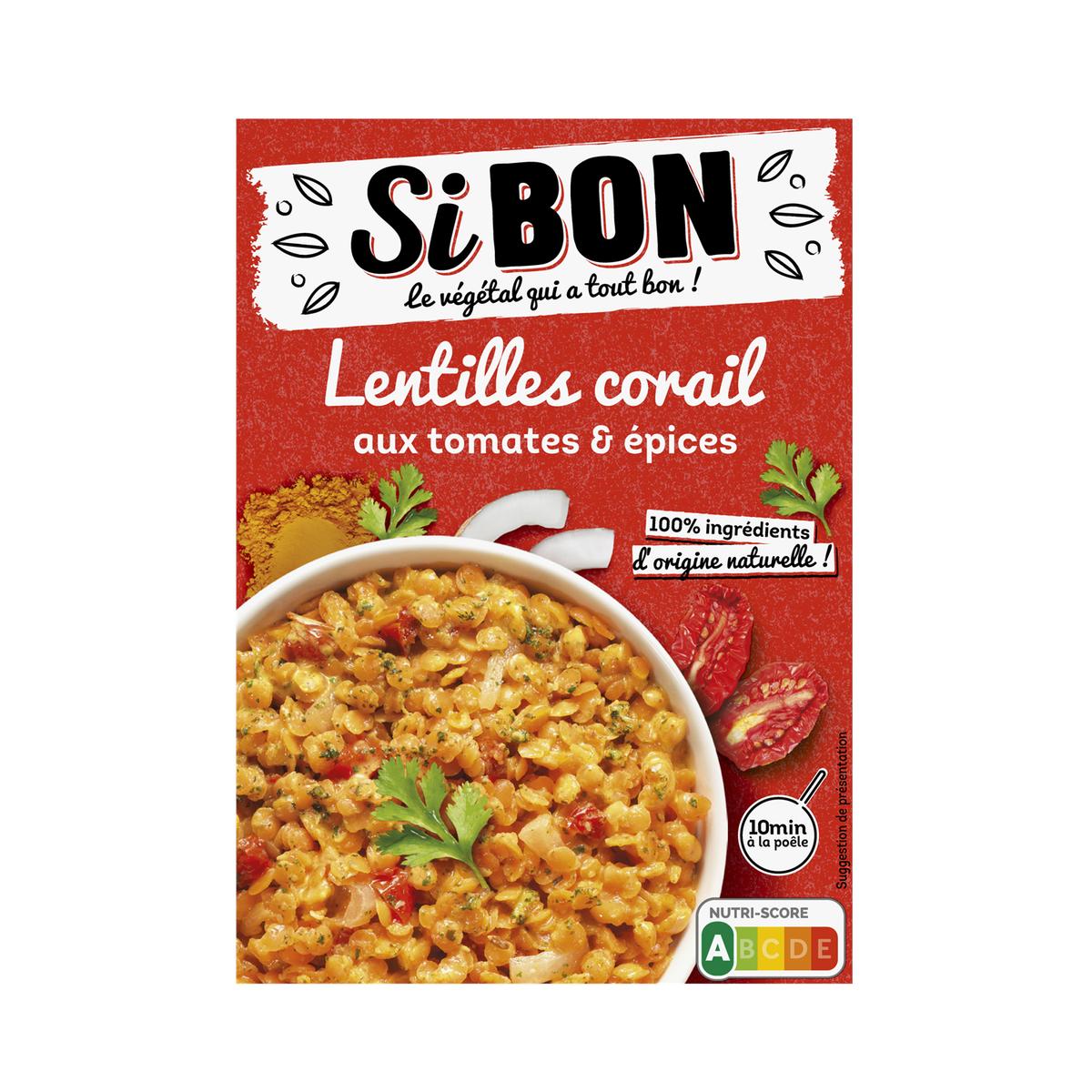 3038359009792 - Si Bon - Lentilles Corail aux Tomates et Epices