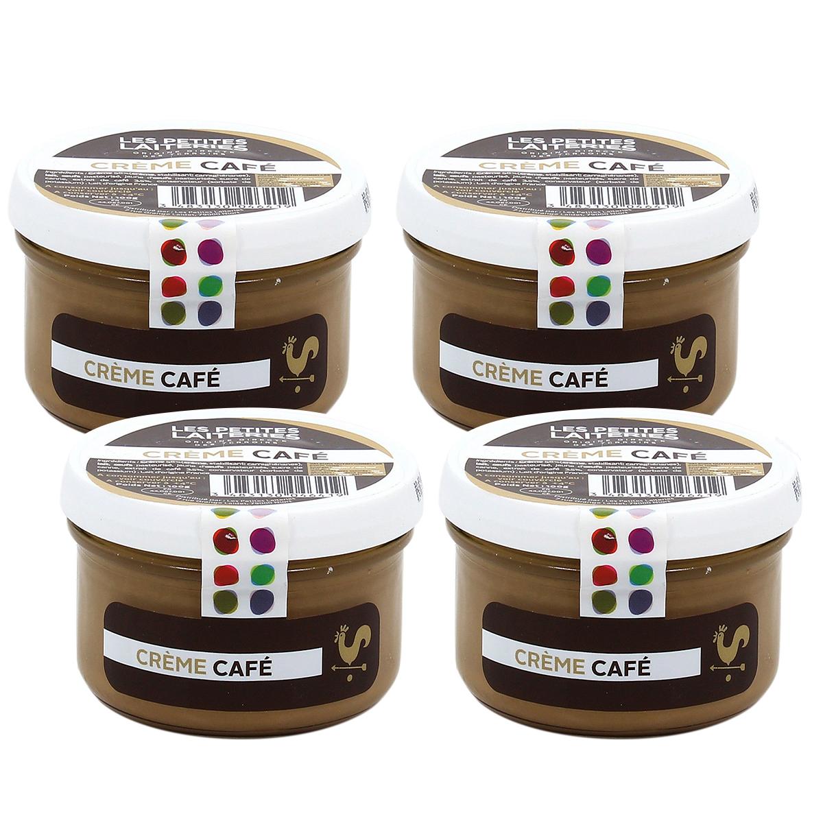 2050000391293 - Les Petites Laiteries - Petit Pot de Crème Café - Lait de vache pasteurisé