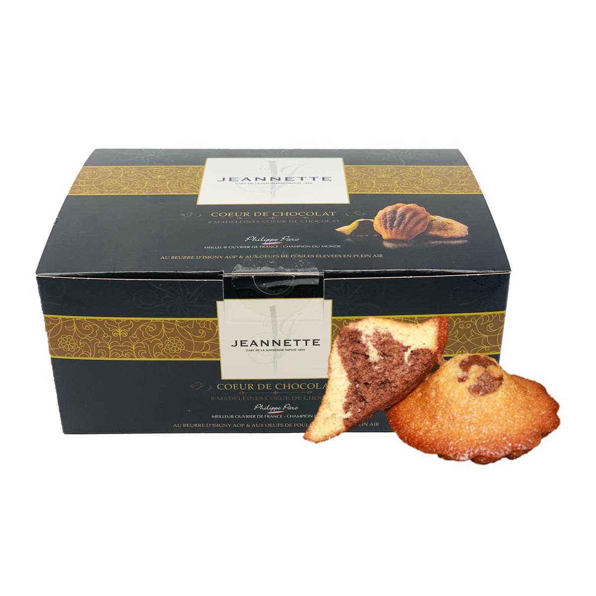 Acheter Biscuiterie Jeannette Madeleine Coeur De Chocolat X8 0g