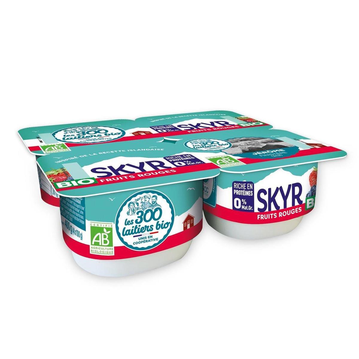 Livraison Domicile Les Laitiers Bio Skyr Bio Fruits Rouges X G