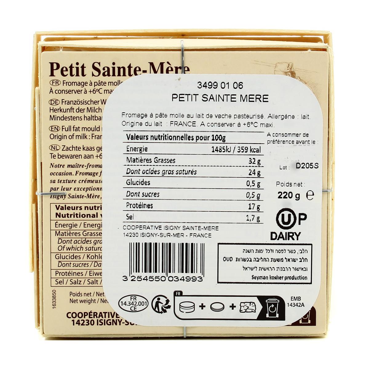 3254550034993 - Isigny Ste mère - Fromage Le Petit Sainte Mère