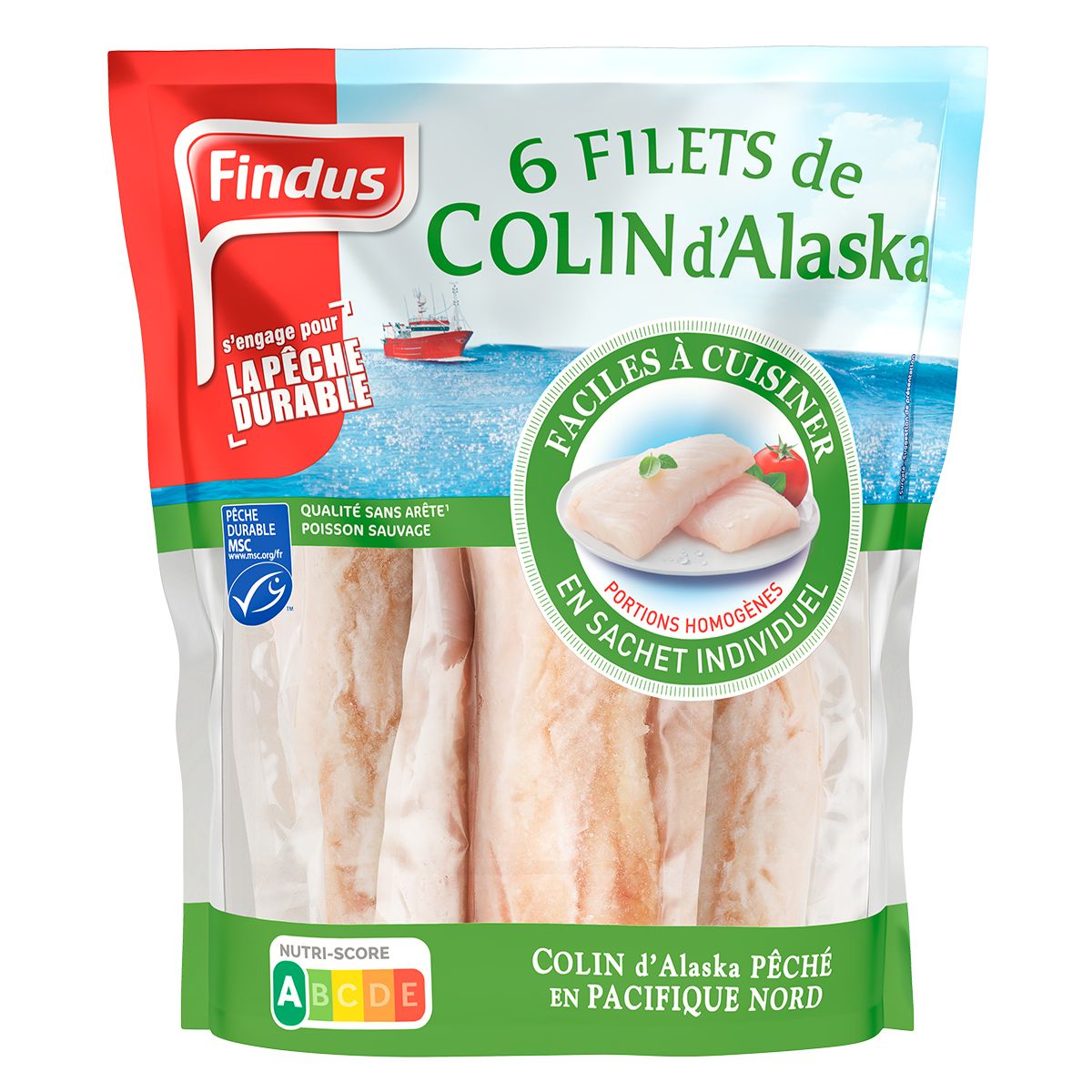 3599741005193 - Findus - 6 Filets de Colin d'Alaska MSC