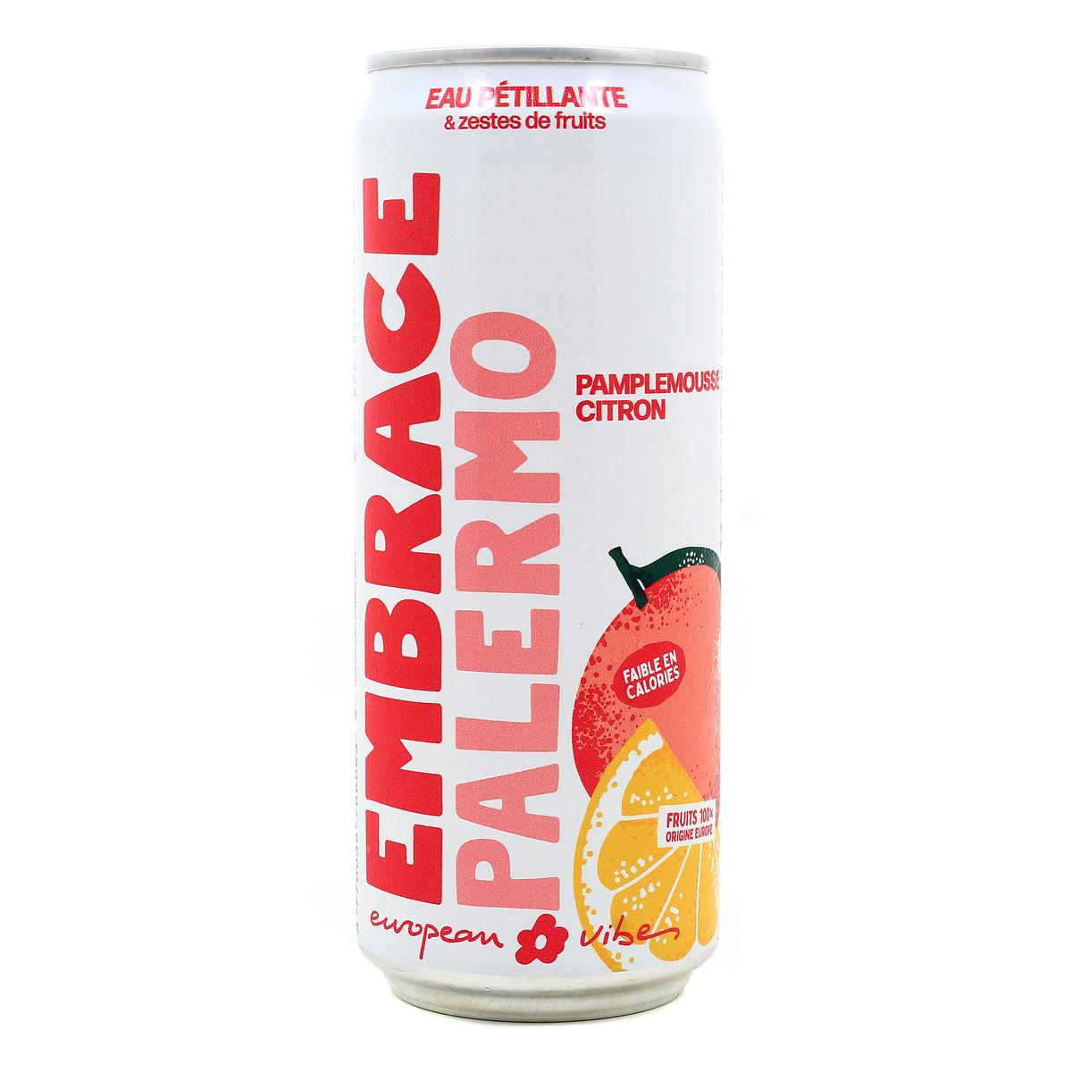 3770035766093 - Embrace - Palermo Boisson Pétillante Pamplemousse Citron