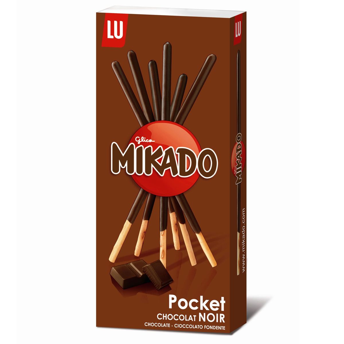 Biscuits nappés au chocolat au lait Mikado LU