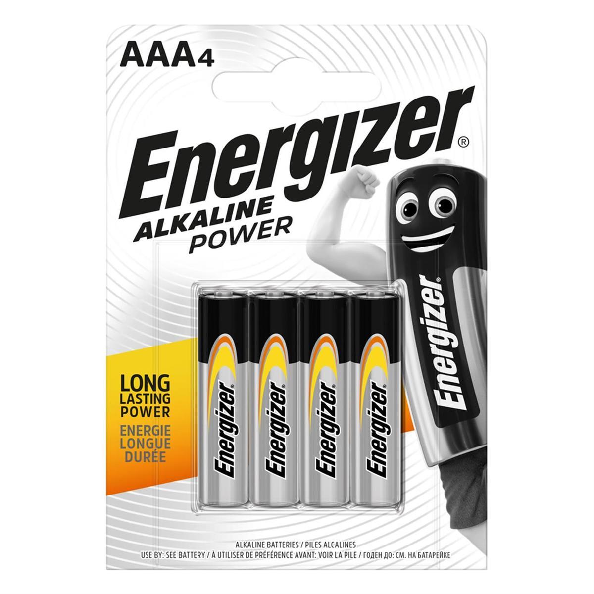 7638900247893 - Energizer - 4 Piles LR03 / AAA Alcaline Power