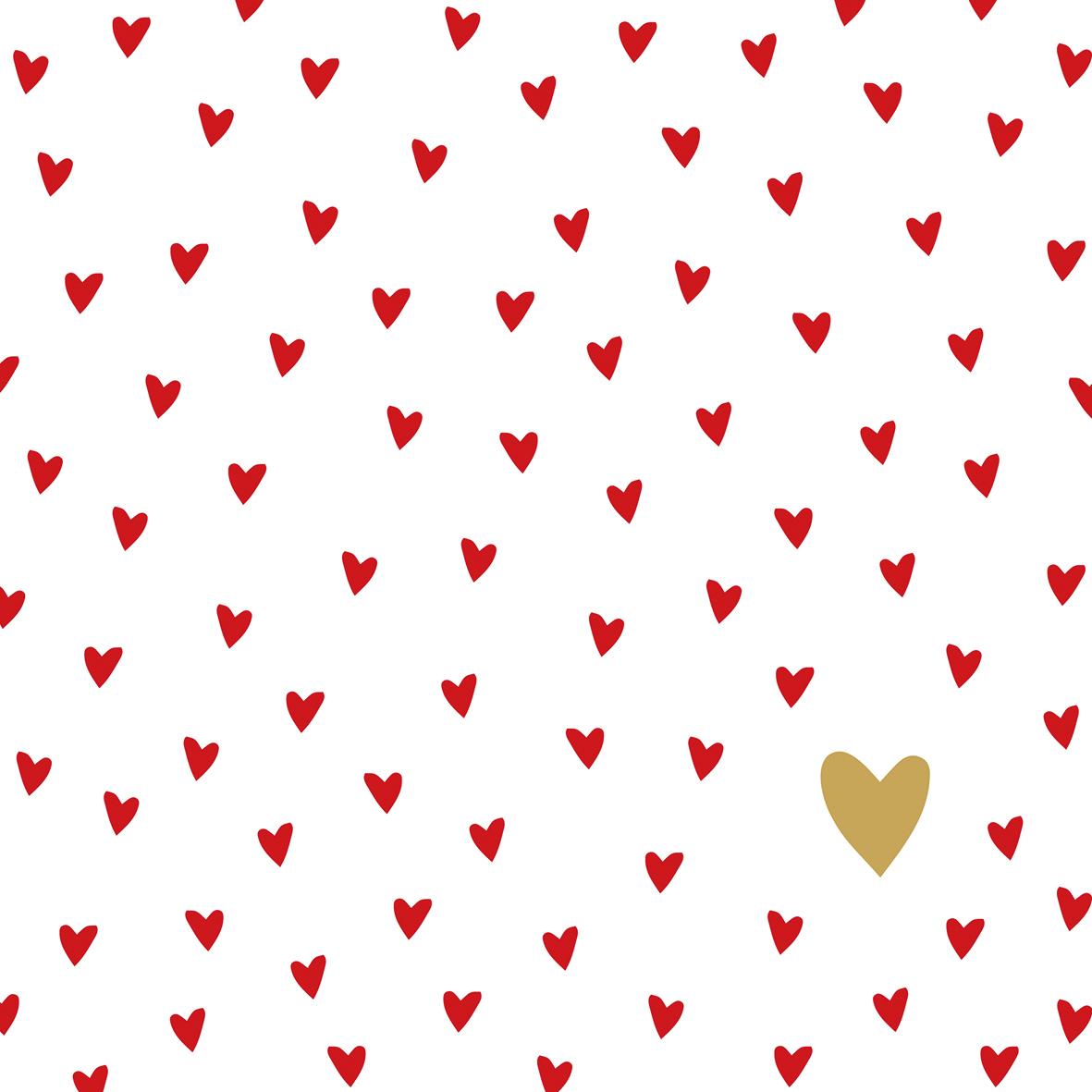 4021766247993 - Paperproducts Design - Serviettes papier Little Hearts