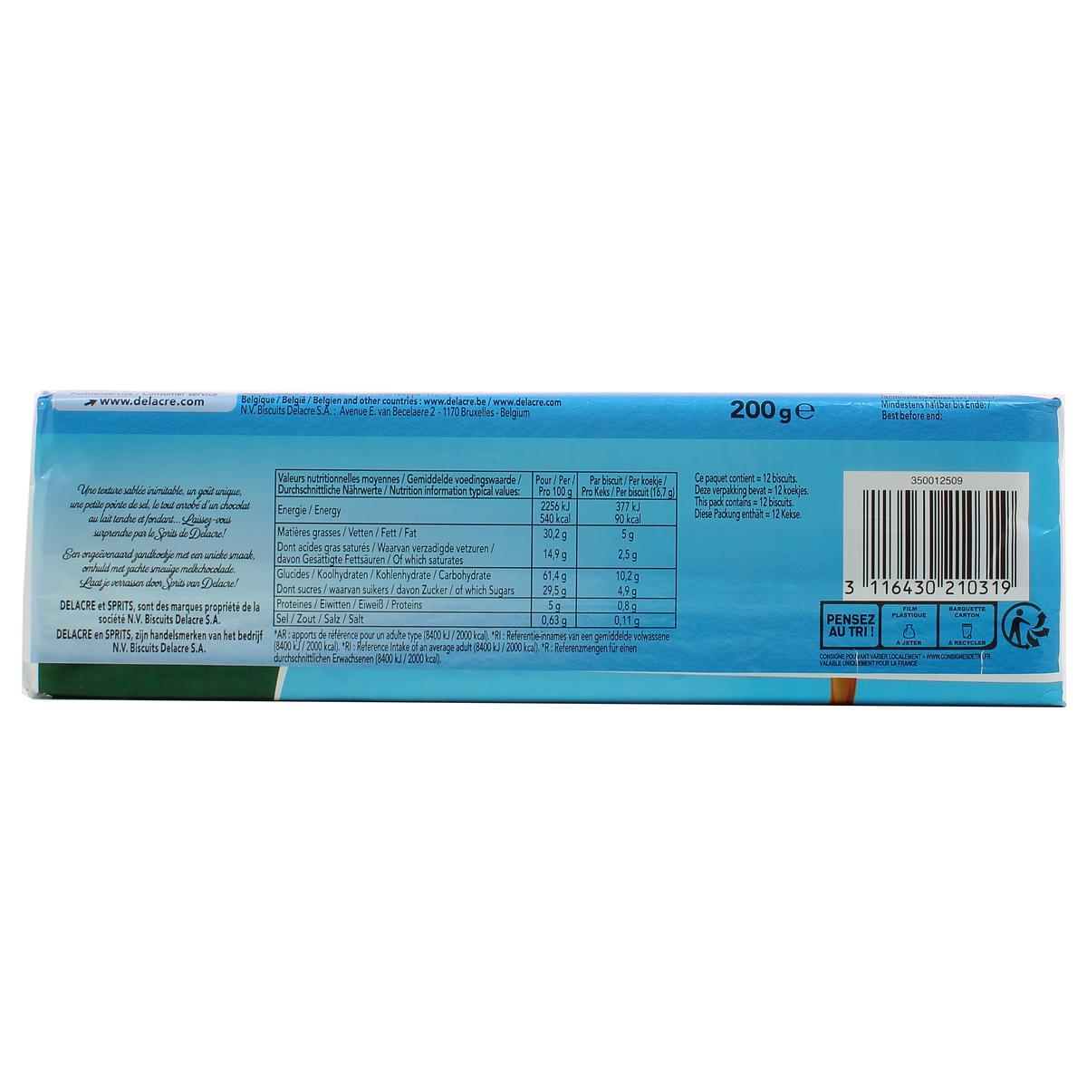2050000102394 - Delacre - Sprits chocolat au lait