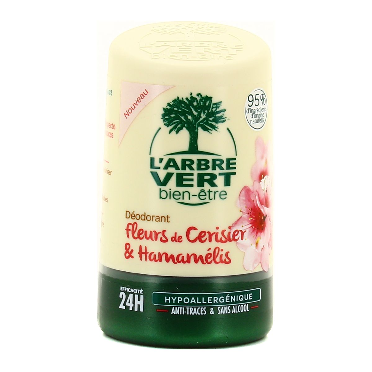 3450601032394 - L'Arbre Vert Bien-Etre - Déodorant bille à la fleurs de cerisier