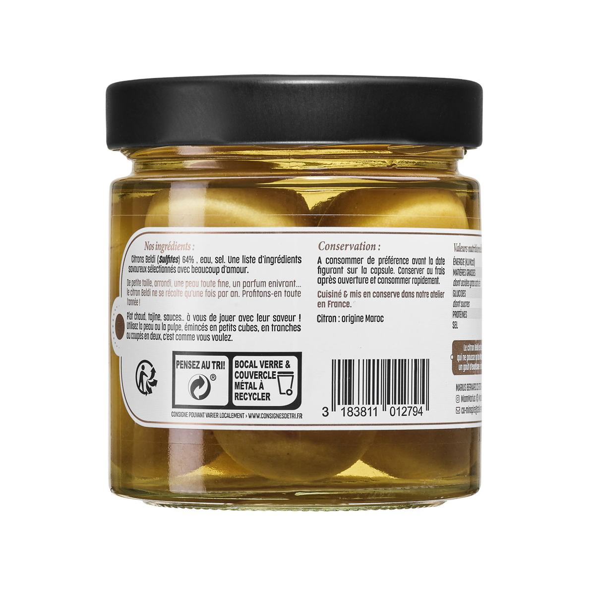 3183811012794 - Marius, L'Épicerie Inspirée - Citrons Beldi confits au sel