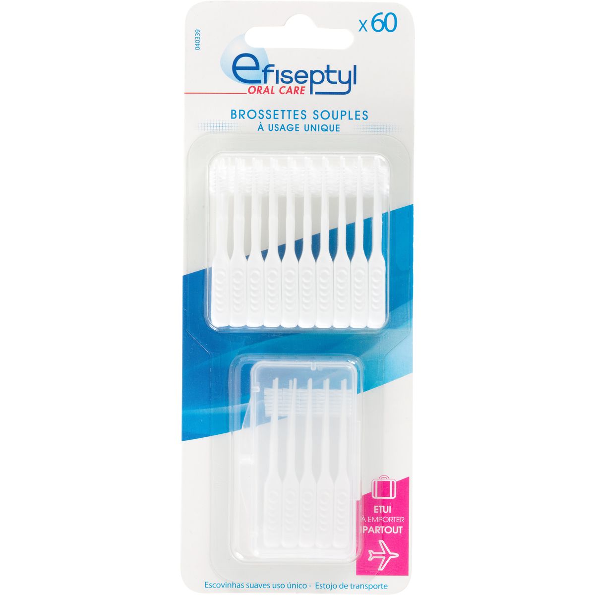 3031440403394 - Efiseptyl - Brossettes souples à usage unique