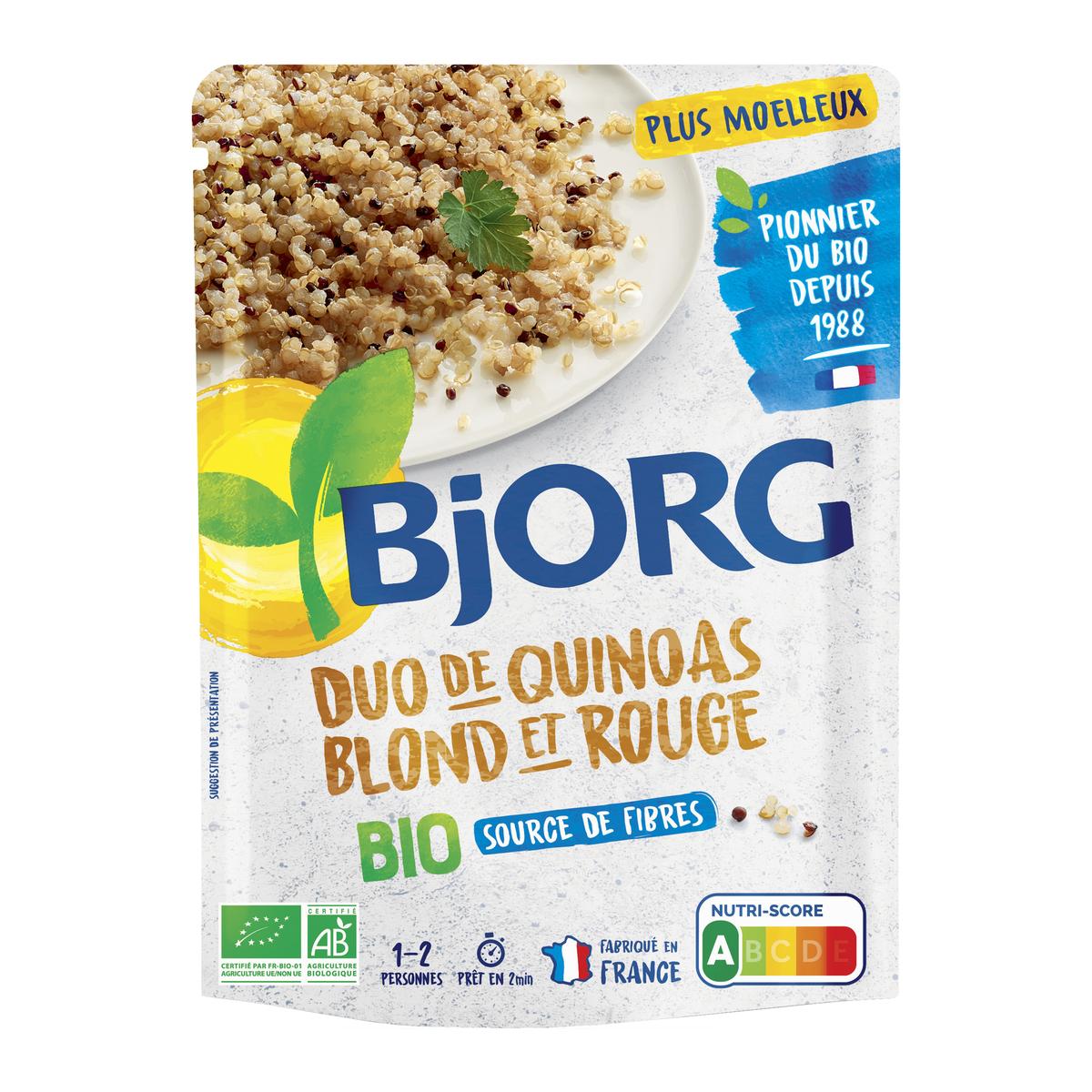 3229820793894 - Bjorg - Duo de quinoa blond et rouge Plat Cuisiné bio