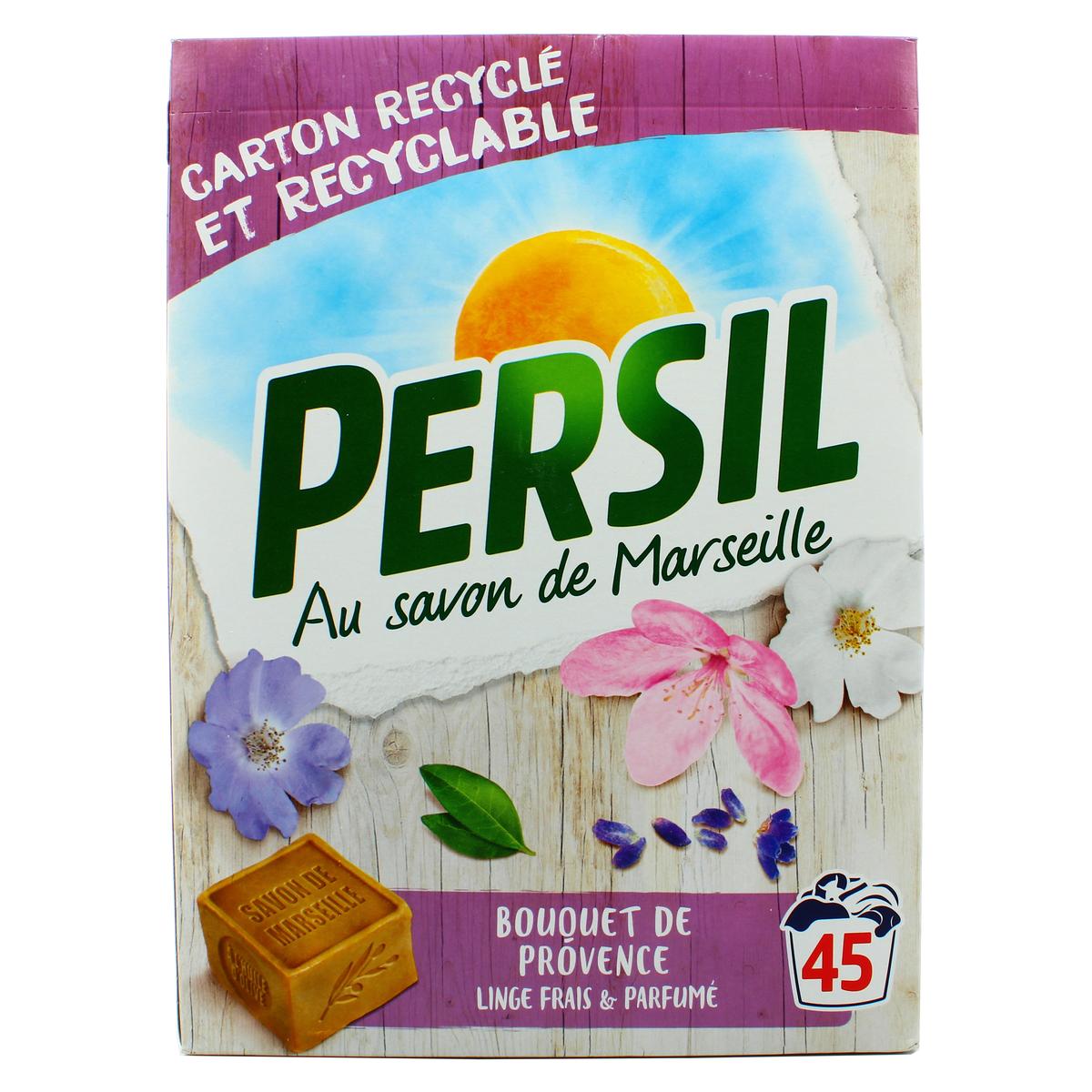 Acheter Persil Lessive en poudre Bouquet de provence 45 lavages, 3kg