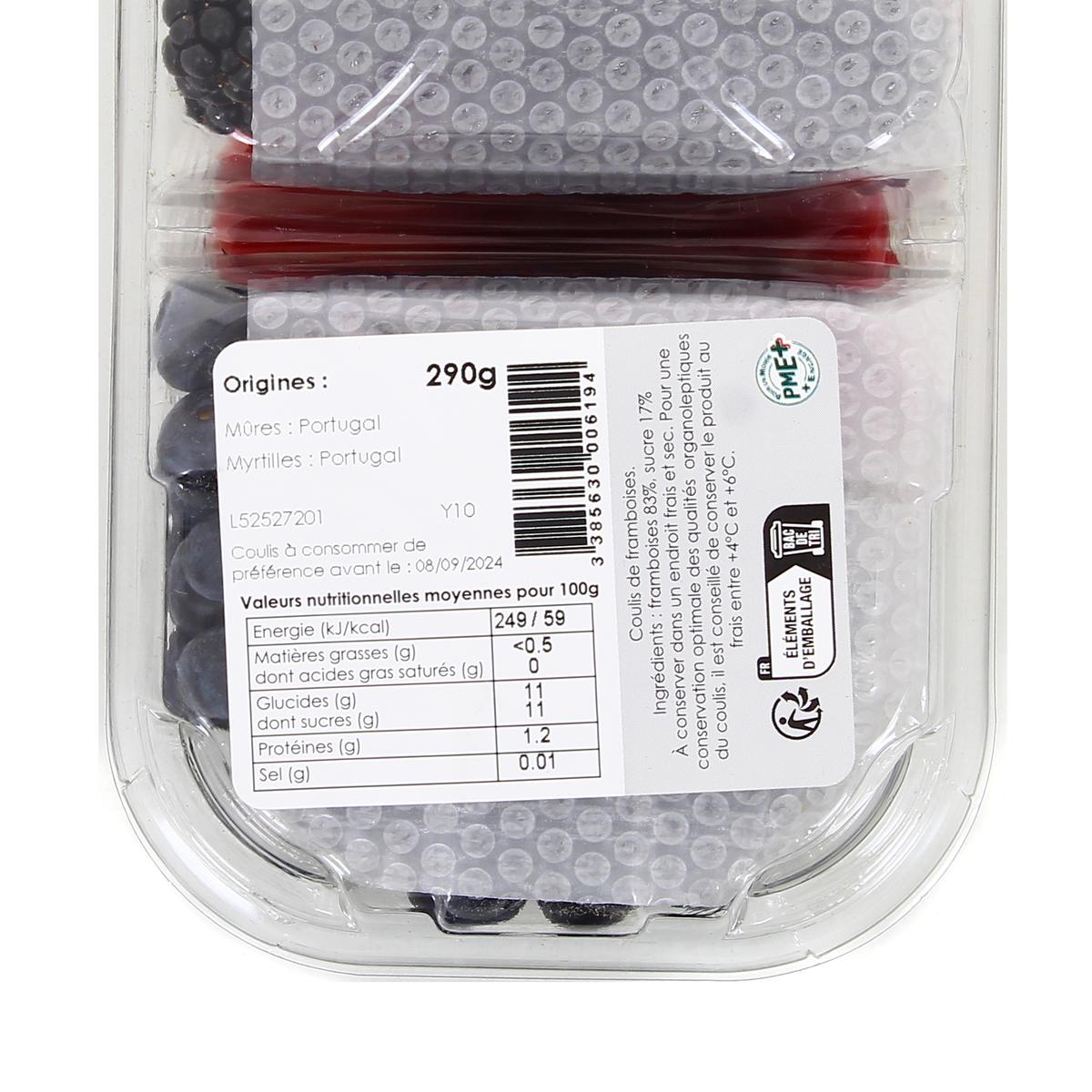 3385630006194 - - Duo mûre/ myrtille + coulis