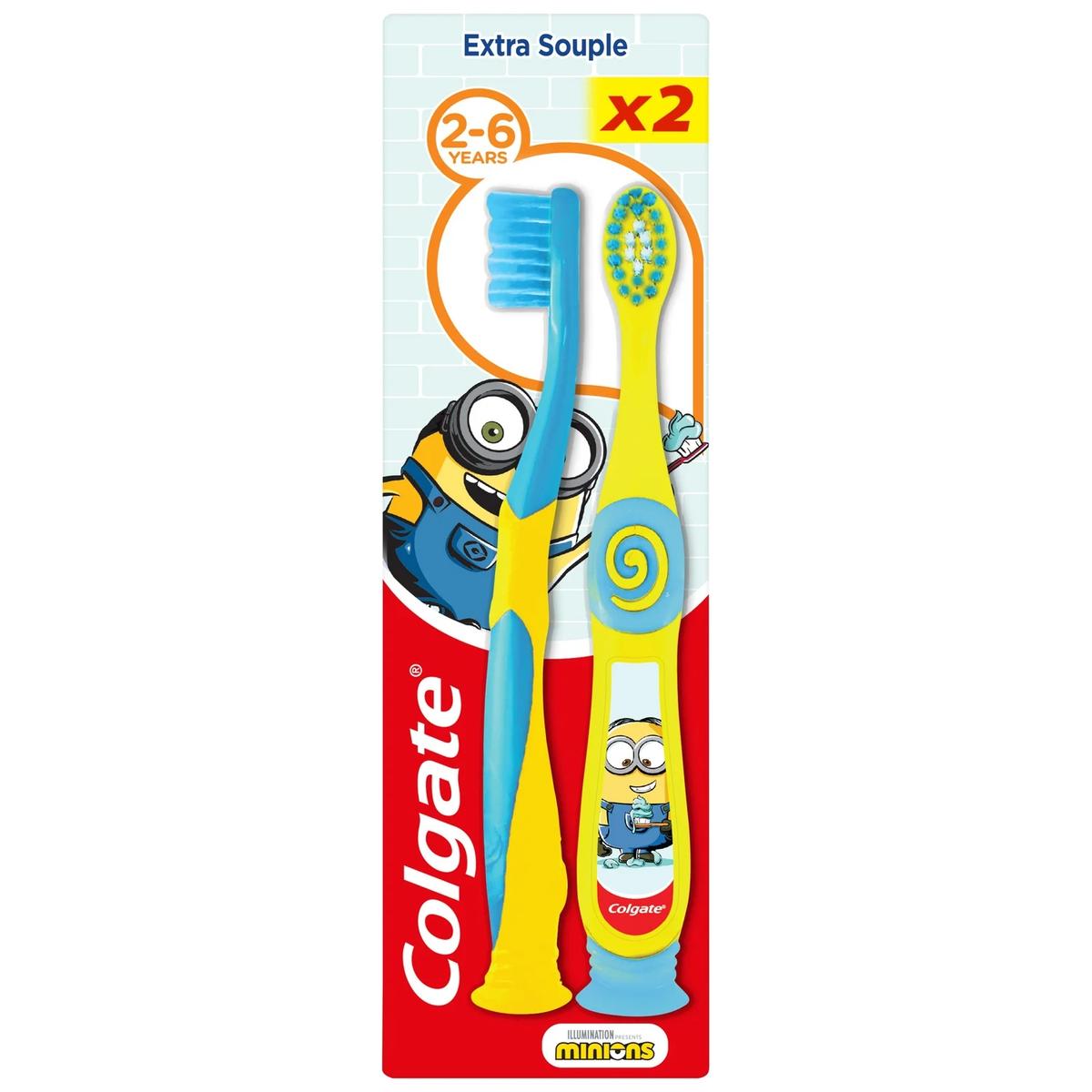 8718951078994 - Colgate - Brosses à dents junior extra souples 2-6 ans