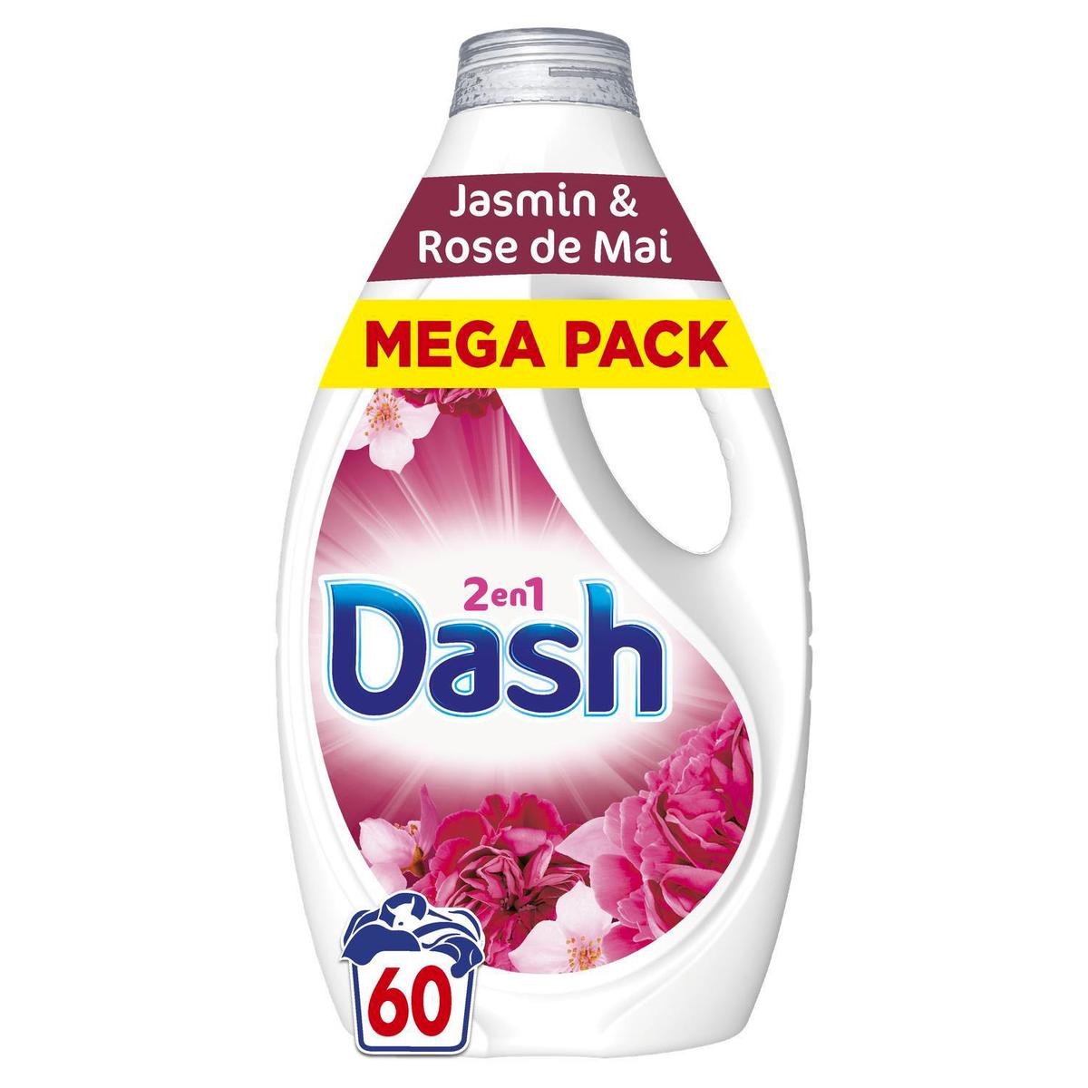 8700216660495 - Dash - Lessive Liquide 2en 1 Jasmin & Rose de Mai