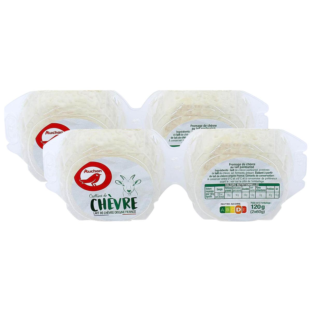2050000410895 - Auchan - Crottin de chèvre