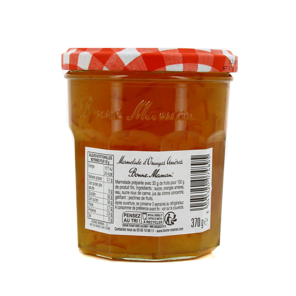 Confiture d'Orange Bonne Maman 370g - LAUBRY - Finest Foods