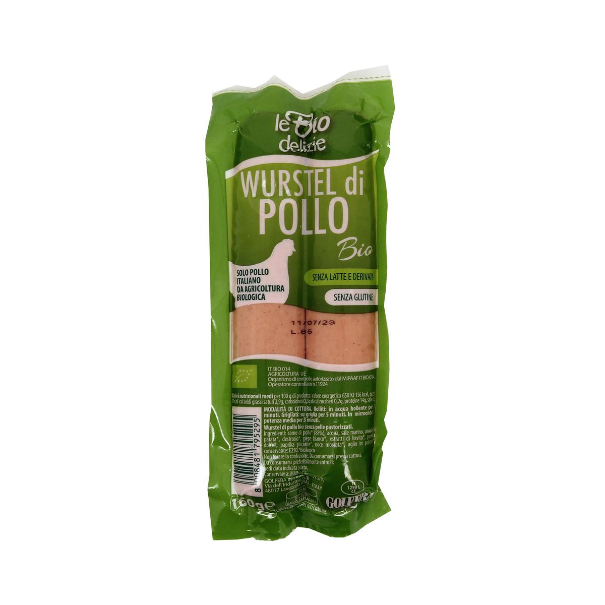 8008481795295 - Le Biodelizie Di Golfera - Saucisses de Poulet Bio