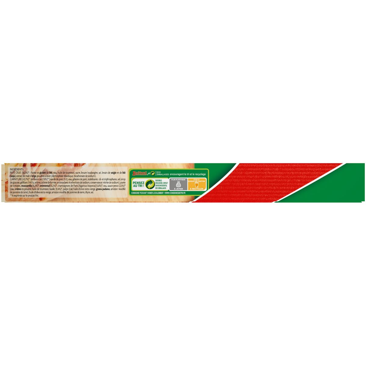 7613034225795 - Buitoni Fraich up - Pizza Royale- Jambon, Fromage, Champignons, Pesto