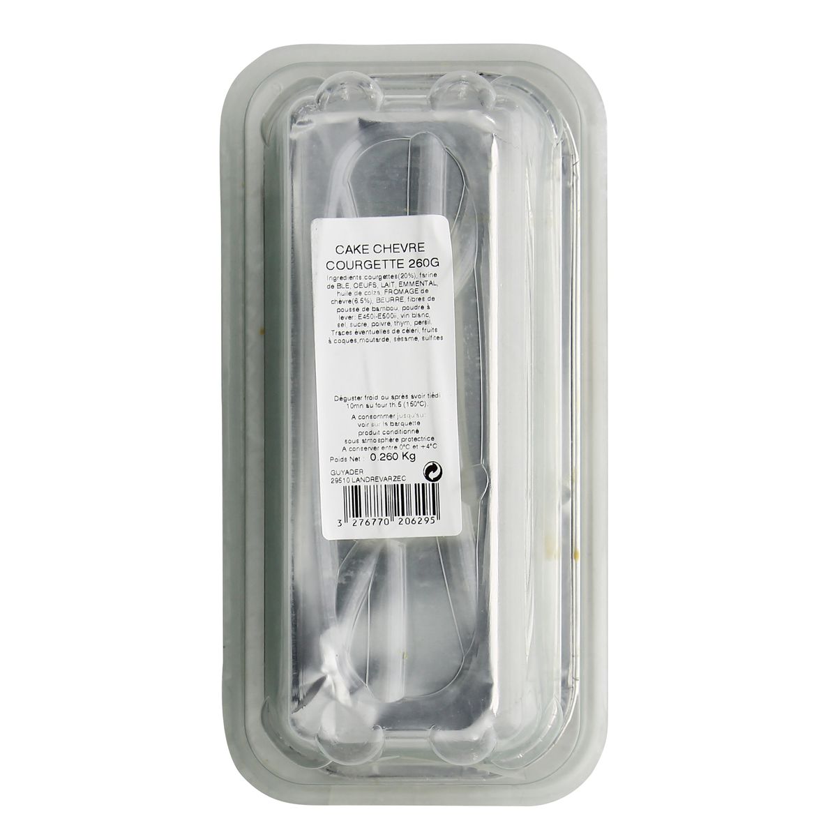 3276770206295 - Guyader - Cake chevre & courgette