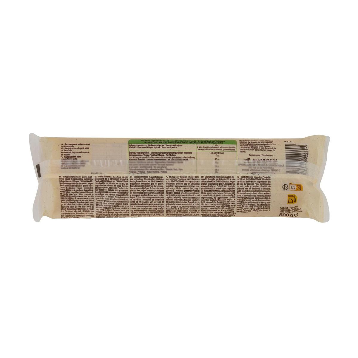 3596710546695 - Auchan BIO - Pâtes Spaghetti bio