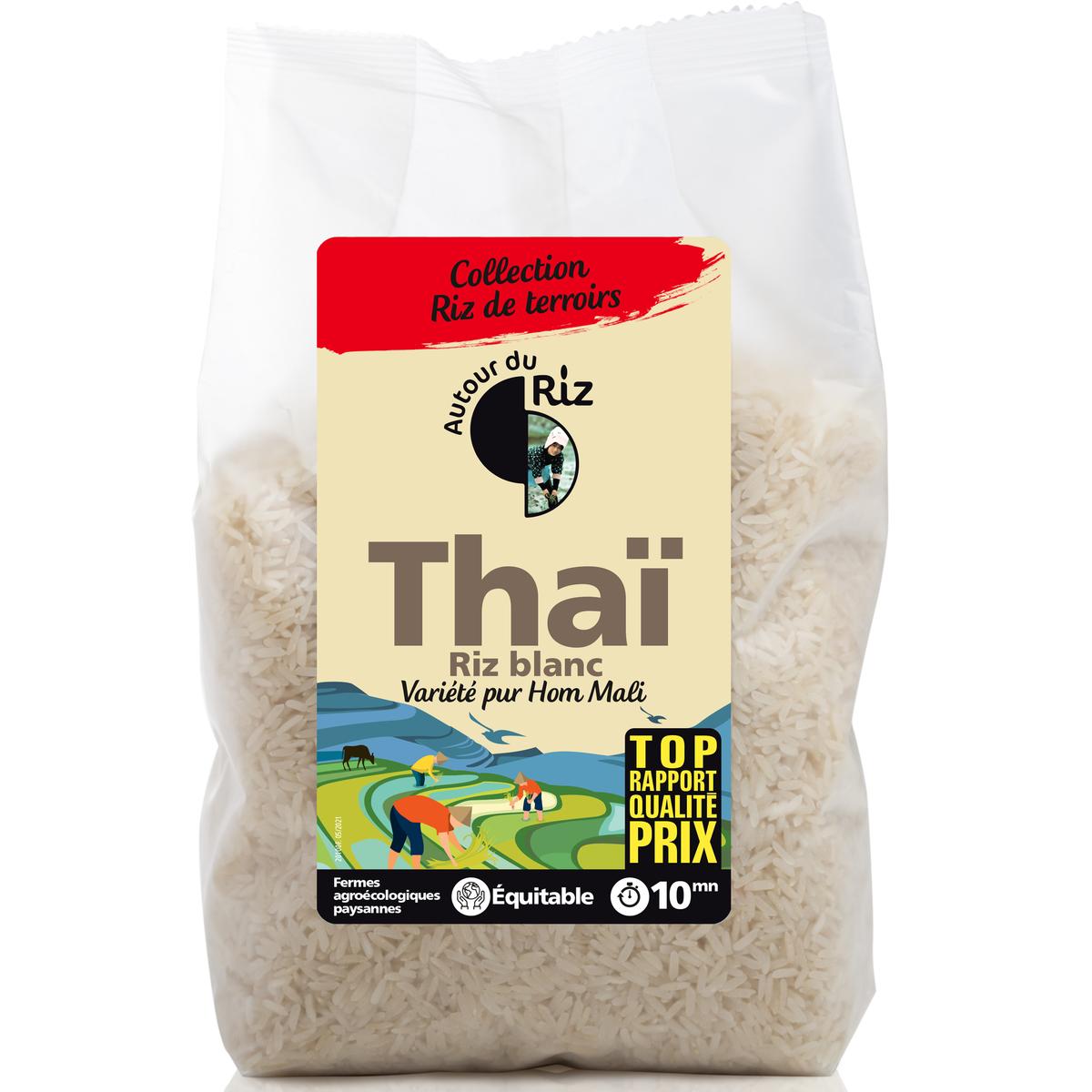 Achat / Vente Autour Du Riz Riz thaï blanc Bio cuisson 10 minutes, 2kg