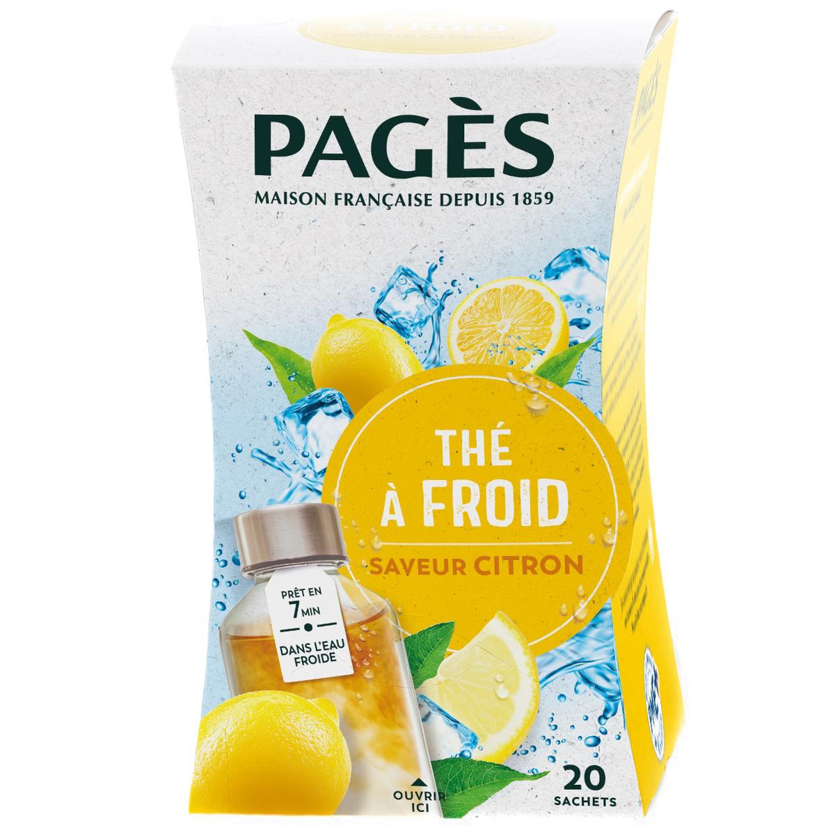 3398984507095 - Pagès - Thé Noir Glacé goût Citron